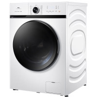 TCL滚筒洗衣机TG-V100HBA十公斤洗烘一体全自动变频 芭蕾白