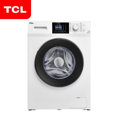 TCL滚筒洗衣机TG-V100B十公斤 全自动变频洗衣机 芭蕾白