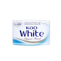 日本KAO/花王 牛奶味沐浴洁面箱皂white 130g(块) 单位:块