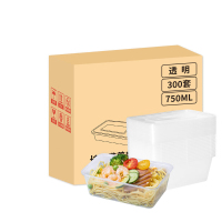 XUANGOCN 一次性长方形餐盒750ML 300套/箱