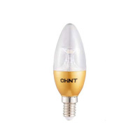 正泰(CHNT) LED蜡烛泡08 金 3W 3000K NEP-QP0800332