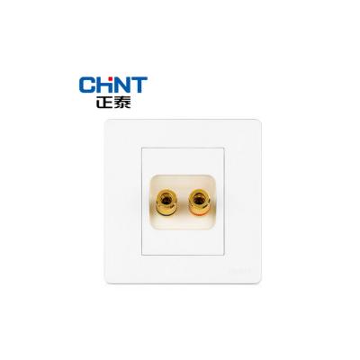 正泰(CHNT) 两孔音响插座 NEW2-C32400 白色