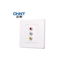 正泰(CHNT) 音频视频插座(3RCA) NEW2-C32700 白色