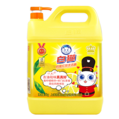 白猫 洗洁精 5KG*4桶