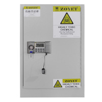 众御(ZOYET) 毒性化学品柜 12GAL/45L 1个层板 密码锁 ZYC0012W 货期15-20天