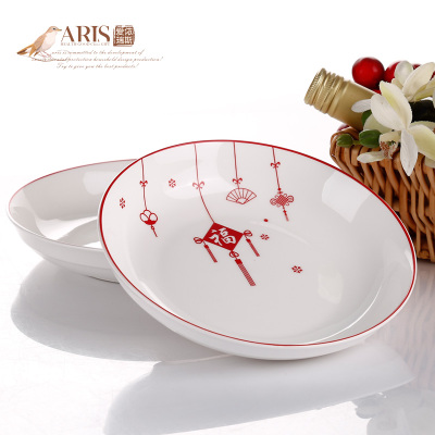 爱依瑞斯ARIS 12头陶瓷餐具组合 福星高照 AS-D1211H