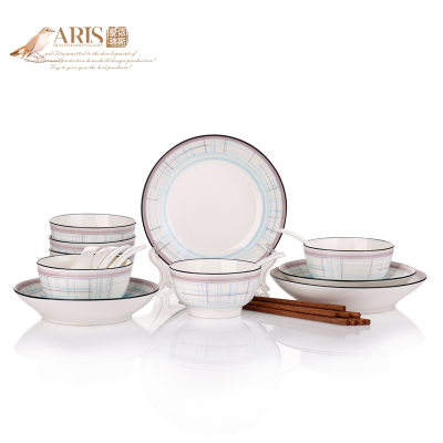 爱依瑞斯ARIS 22头陶瓷餐具组合 流光异彩 AS-D2212H