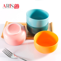 爱依瑞斯ARIS 4头陶瓷餐具组合 马卡龙四色碗 AS-M04H