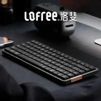 洛斐(LOFREE) OE915小顺84双模矮轴机械键盘-银色幽灵