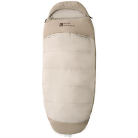 牧高笛(MOBIGARDEN)揽月睡袋 户外露营保暖成人可伸手加厚磨毛茧型棉睡袋 和风沙1.6KG NX23562001