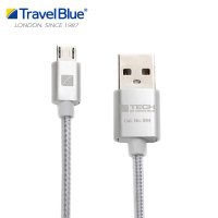 Travel Blue蓝旅 Samsung微型USB2.0充电数据线984银色
