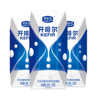 君乐宝开啡尔巴氏杀菌热处理风味发酵乳200g*12盒