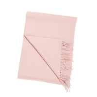 艾丝雅兰 精品羊毛围巾 A-D3026藕粉色
