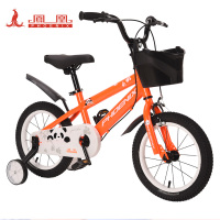 凤凰14寸儿童自行车(碳钢)-途悦熊猫橙色