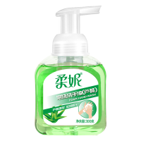柔妮 泡沫洗手液 芦荟香型 300g(计价单位:瓶)绿色