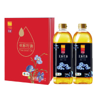 悦润亚麻籽油礼盒 1L*2