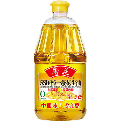 鲁花 5S压榨一级花生油1.8L*1