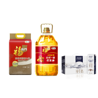 福利套餐1(福临门大豆油5L+福临门东北长粒香米5kg+蒙牛特仑苏250ml*12)