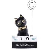 大英博物馆盖亚安德森猫系列日历便签夹小摆件