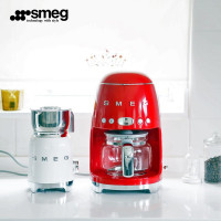 SMEG/斯麦格 自动断电滴滤咖啡机 DCF02 红色