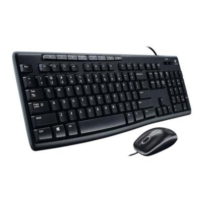 LOGITECH/罗技 有线USB键盘鼠标套装 MK200 通用 1套 销售单位：套