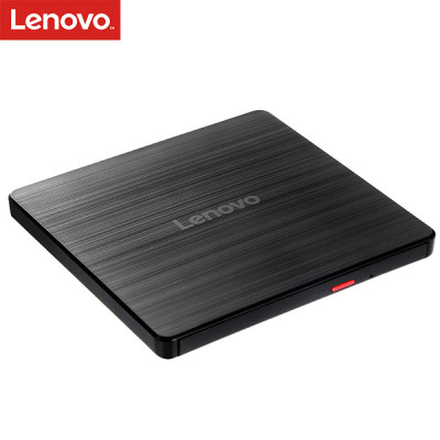 联想(Lenovo)8倍速 USB2.0 外置光驱 外置DVD刻录机移动光驱 黑色(兼容Windows/苹果MAC系统