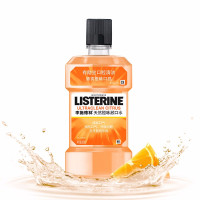李施德林 (Listerine) 漱口水天然橙味清新口气除牙菌斑牙龈专护 500mL (新老包装随机发货)