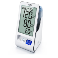 西铁城(CITIZEN)家用电子血压计上臂式CH-550 家用全自动血压仪一键智能测血压大屏显示老人会用 非血糖仪