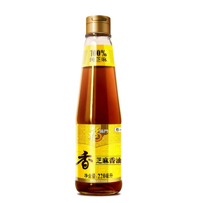 福临门 食用油 压榨芝麻油220ml 凉拌调味烹饪火锅 中粮出品