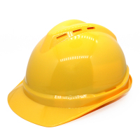 重安(CHONG AN)78A型安全帽 ABS塑料V型透气孔头盔安全帽(配防近电报警器) 黄色