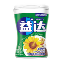 益达 木糖醇无糖口香糖 草本精华 56g/瓶 (单位:瓶)