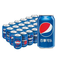 百事可乐 碳酸饮料 甜味 330ml/罐 24罐/箱 可乐型汽水 (单位:箱)