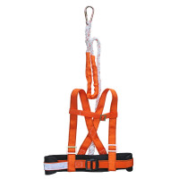 跃华 YH-008 三点式双背单绳安全带 高空作业防坠落保护安全带 (单位:条)