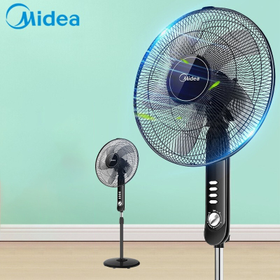 美的(Midea)FS40-15F1 电风扇家用落地扇定时摇头风扇(单位:台)黑色