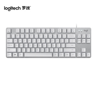 罗技(Logitech)K835机械键盘 有线键盘 游戏办公键盘 84键 白色TTC轴 红轴