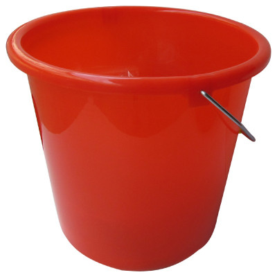 奇正 塑料水桶 口径:33cm,高度:30cm 红色