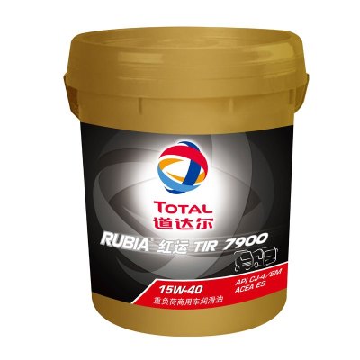 道达尔 TOTAL 红运RUBIATIR7900超高性能柴机油润滑油15W40CJ-4/SM级18L