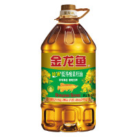 金龙鱼 食用油 非转基因 压榨 纯香低芥酸菜籽油 6.18L