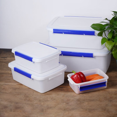 温朵娜塑料保鲜盒 食品级收纳盒子 长35CM 宽25CM