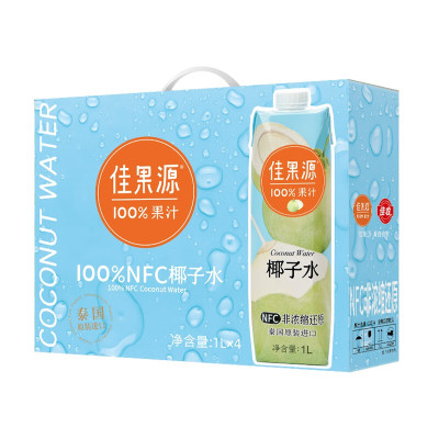 佳果源 NFC 椰子水1L*4礼盒装