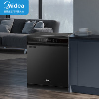 美的(Midea)14套家用洗碗机 超一级水效 双道热风烘干 高清触控大屏E600