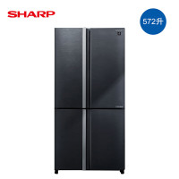 夏普(SHARP)十字门冰箱 572L大容量 PCI净离子群净味保鲜 一级能效 整机进口 SJ-PX77F-SL