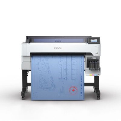 爱普生(EPSON)-T5485DM A0+ 36英寸CAD工程图纸打印机打印扫描复印一体机蓝图红章彩图绘图仪