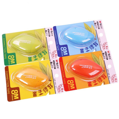 晨光 修正带 ACT55801 黄色、蓝色、绿色、桔红色 颜色随机 5mm*8m 1个/卡