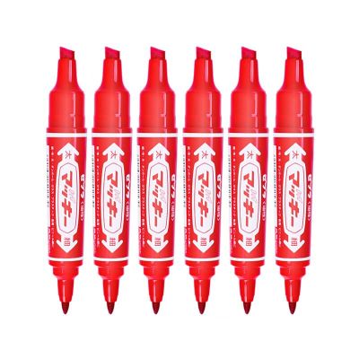 斑马牌/ZEBRA 大麦奇双头记号笔 MO-150 红色 粗头6.0mm,细头1.5-2.0mm