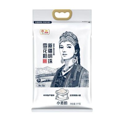 金龙鱼新疆明珠雪花粉5kg