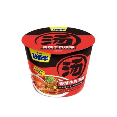 今麦郎一桶半香辣牛肉汤面155g*12桶