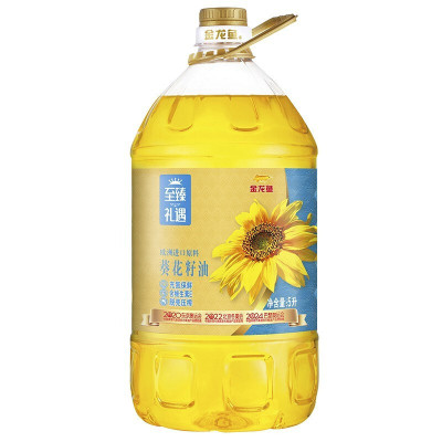 金龙鱼 至臻 礼遇葵花籽油桶装 5L