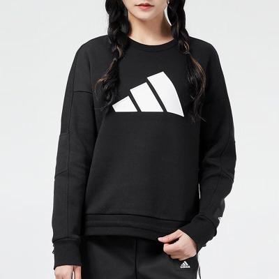 阿迪达斯(adidas) 卫衣女装新款休闲圆领上衣套头衫运动服GP0718