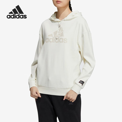 阿迪达斯(adidas)2023新款女子运动训练连帽卫衣